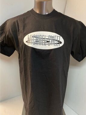 Michael Sweet Stryper Black Graphic Logo T-Shirt